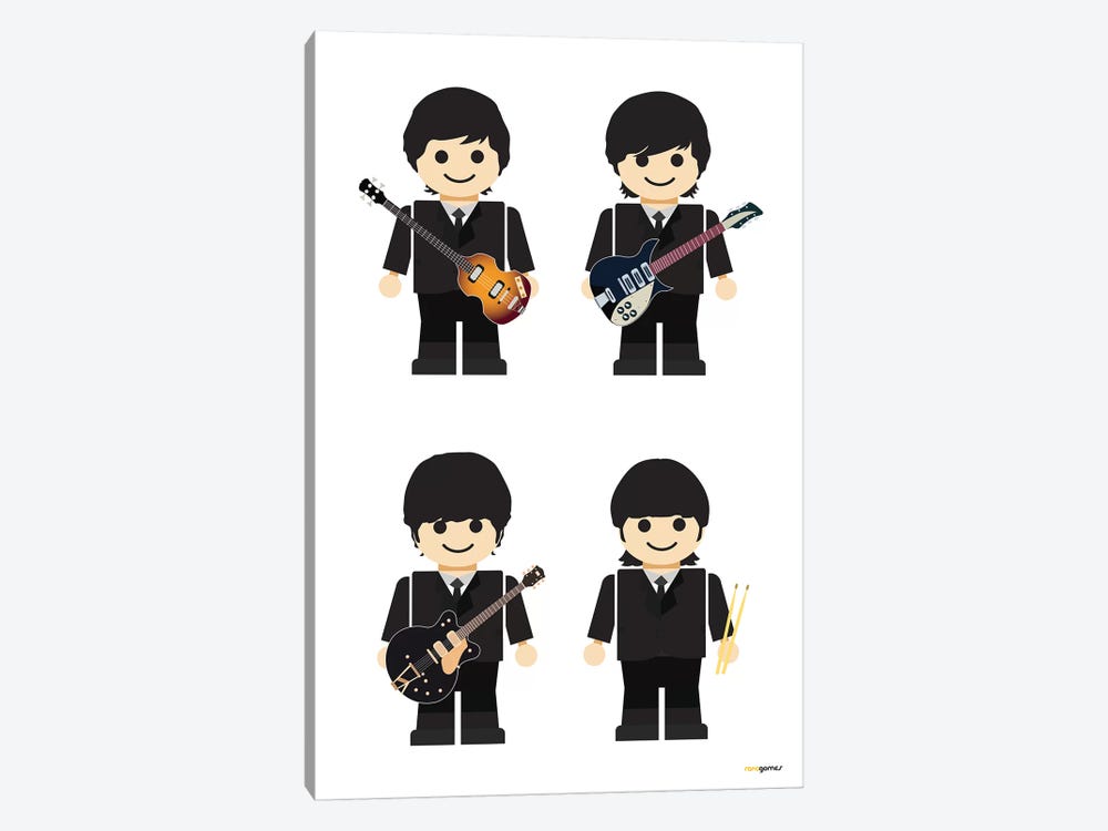 Toy The Beatles I by Rafael Gomes 1-piece Canvas Art