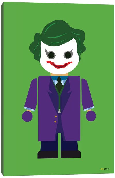 Toy The Joker Canvas Art Print - Action & Adventure Movie Art