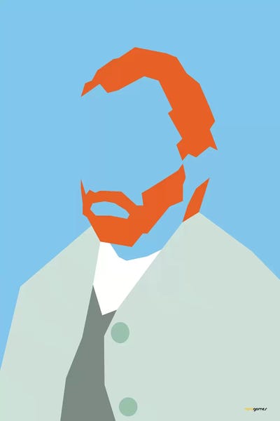 Van Gogh Portraits Collection: Van Gogh by Rafael Gomes