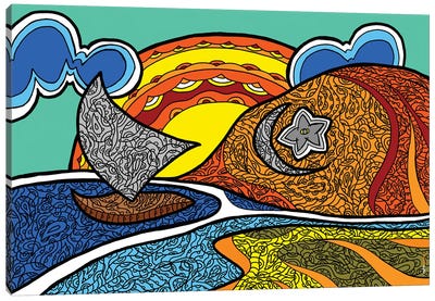 Canoa Quebrada Canvas Art Print - Rafael Gomes