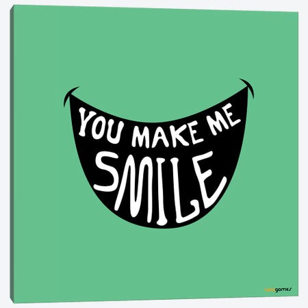 You Make Me Smile Canvas Print #RAF86} by Rafael Gomes Canvas Art Print