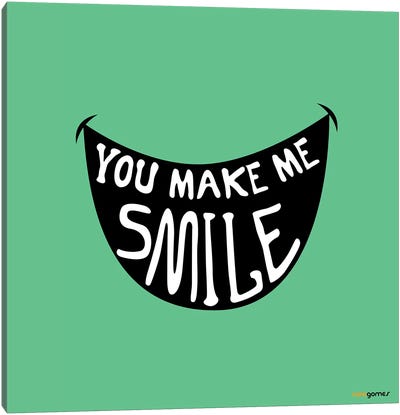 You Make Me Smile Canvas Art Print - Rafael Gomes