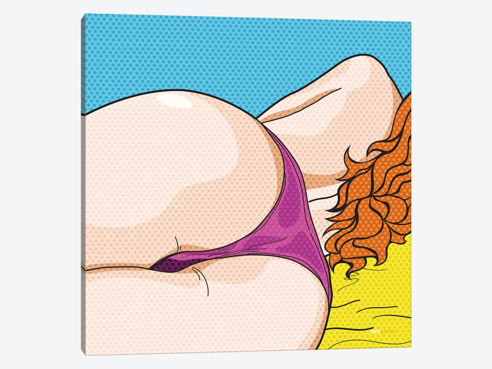 Erotika I by Rafael Gomes 1-piece Canvas Print