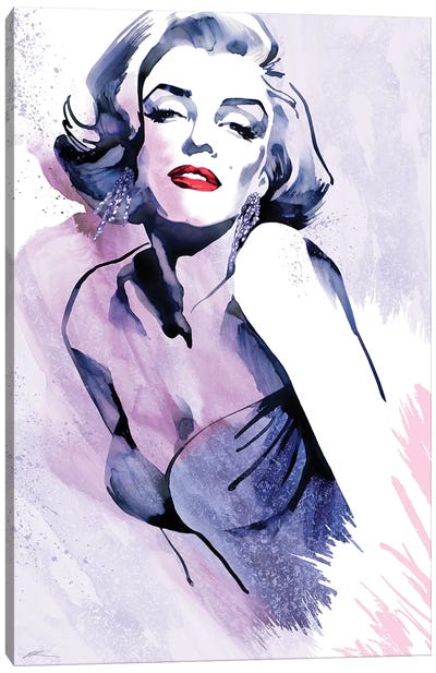 Marilyn's Pose Canvas Art Print