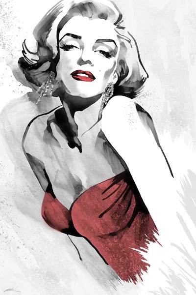 Home Theater: Marilyn's Pose Red Dress by Ellie Rahim