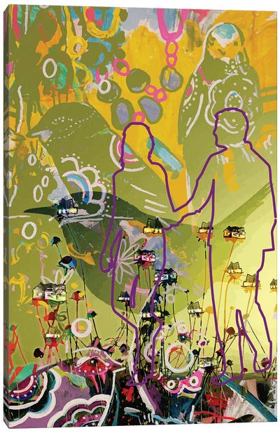 Yellow Canvas Art Print - Randi Antonsen