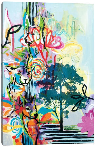 In To The Mystic Canvas Art Print - Randi Antonsen