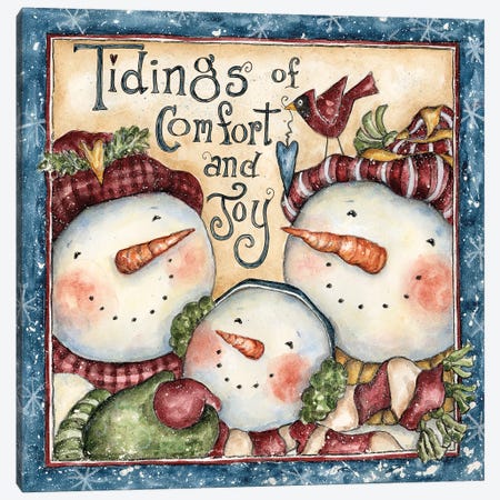 Tidings Of Comfort And Joy Canvas Print #RAS13} by Shelly Rasche Canvas Artwork
