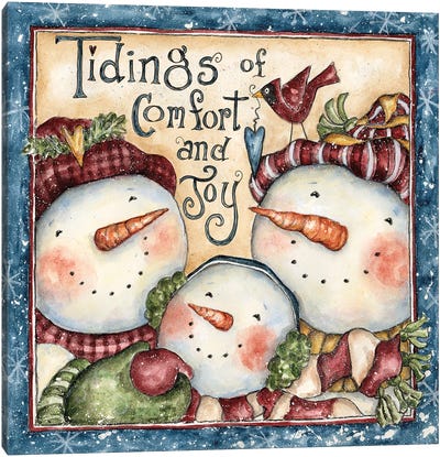 Tidings Of Comfort And Joy Canvas Art Print - Shelly Rasche