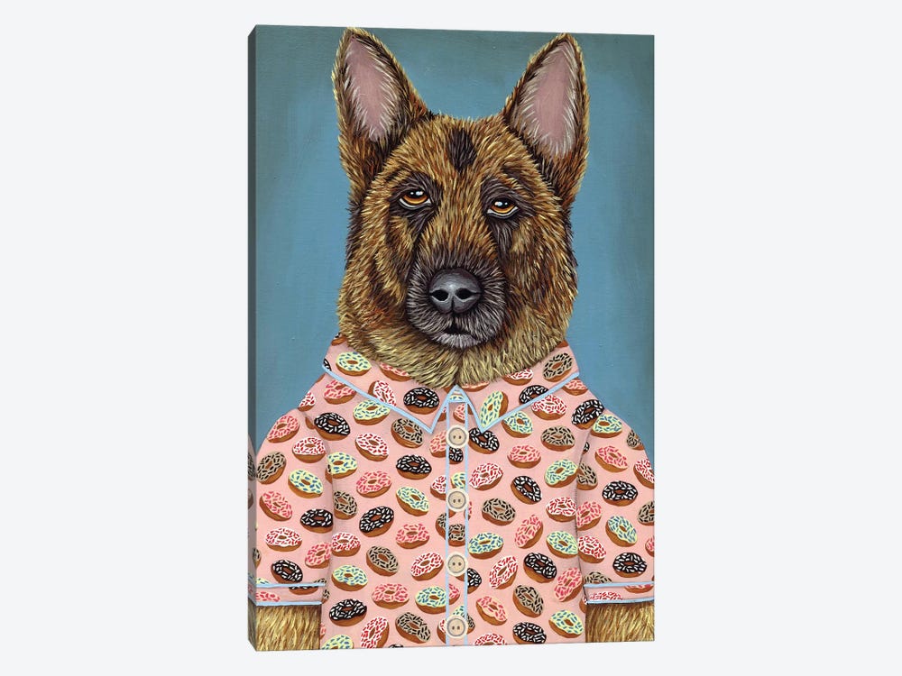 Sarge's Donut Shirt by Marisa Ray 1-piece Canvas Artwork