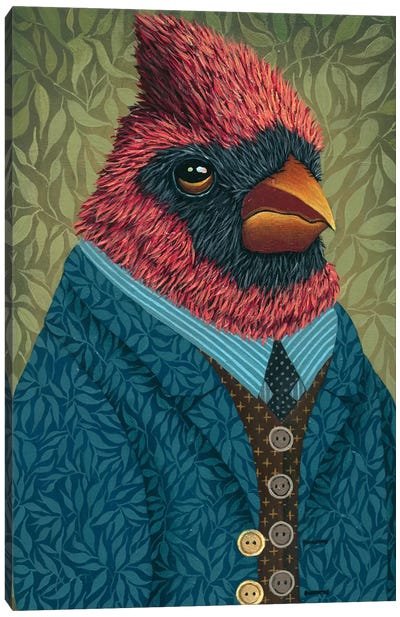 Garden Portraits-Cardinal #3 Canvas Art Print - Marisa Ray