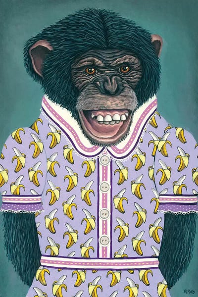 Charity's Banana Dress by Marisa Ray acrylic art print