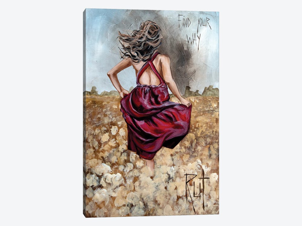 Find Your Way by Rut Art Creations 1-piece Canvas Art Print