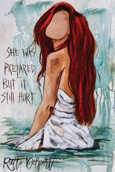 She Was Prepared by Rut Art Creations canvas print