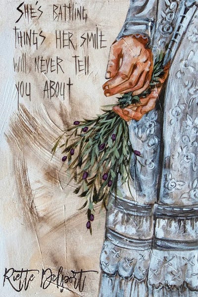 Mental Health Awareness: She's Battling Things by Rut Art Creations