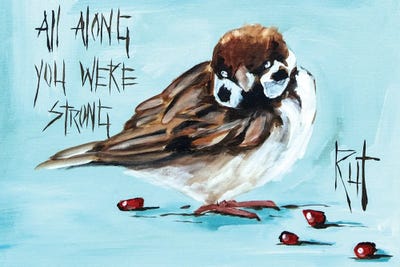 All Along You Were by Rut Art Creations canvas print