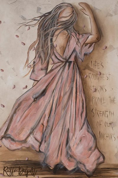 Life's Roughest Storms by Rut Art Creations art print