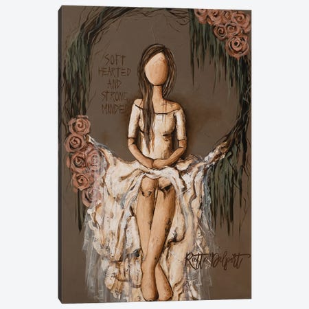Soft Hearted Canvas Print #RAZ125} by Rut Art Creations Canvas Wall Art