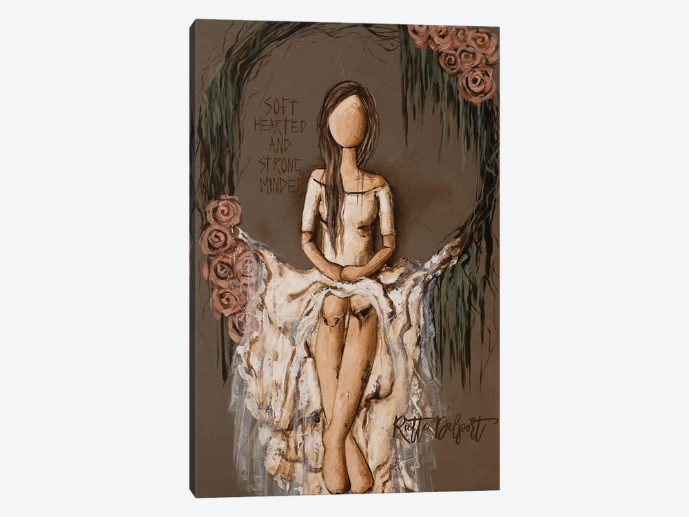 Soft Hearted by Rut Art Creations 1-piece Canvas Wall Art