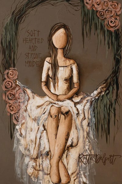Fine Art Print: Soft Hearted by Rut Art Creations