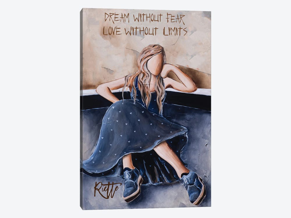 Dream Without Fear by Rut Art Creations 1-piece Canvas Print