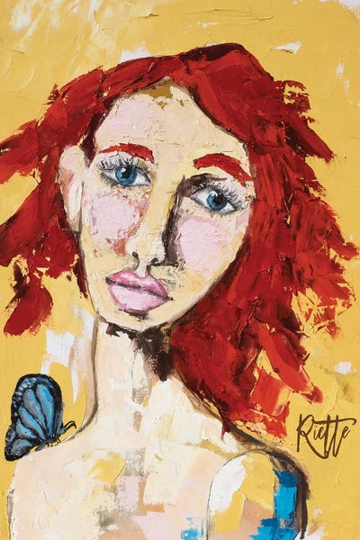 Red Hair by Rut Art Creations multi panel art