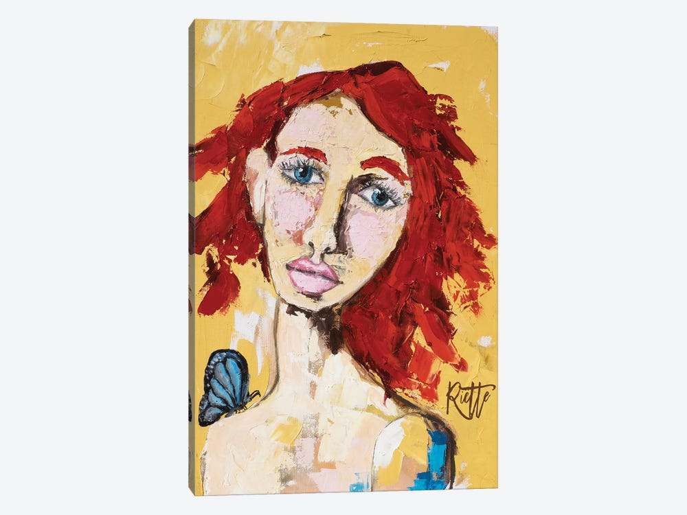 Red Hair by Rut Art Creations 1-piece Canvas Art Print