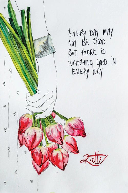 Every Day by Rut Art Creations wall art
