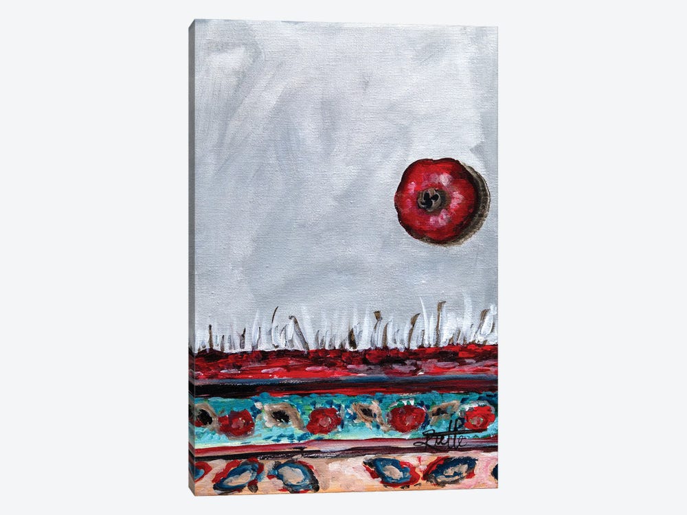 Grey Pomegranate by Rut Art Creations 1-piece Canvas Artwork