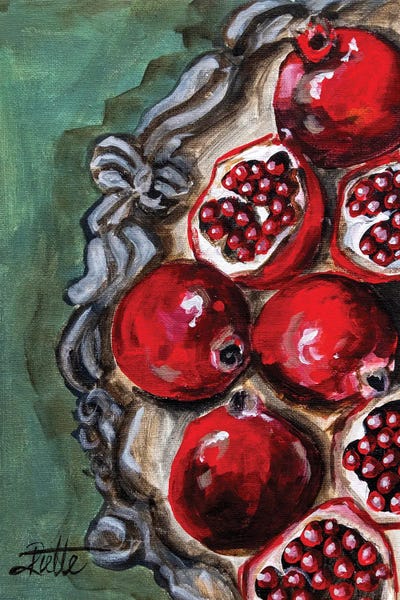 Pomegranate Frame by Rut Art Creations art print