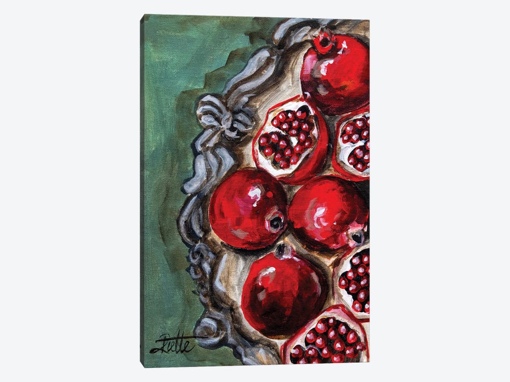 Pomegranate Frame by Rut Art Creations 1-piece Canvas Art