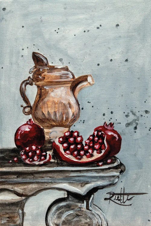 Pomegranates And Pot