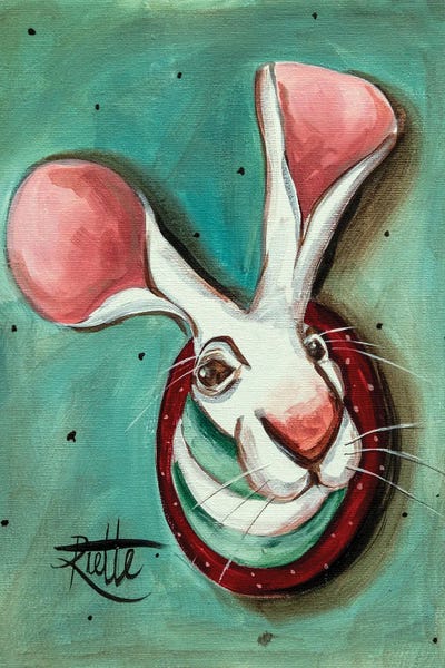 Rabbit In Hole by Rut Art Creations multi panel art