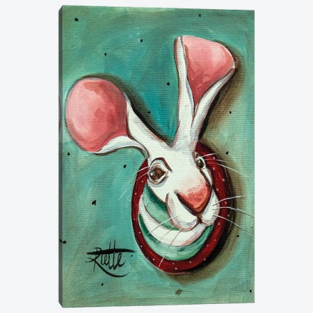 Rabbit In Hole Canvas Print #RAZ153} by Rut Art Creations Canvas Wall Art