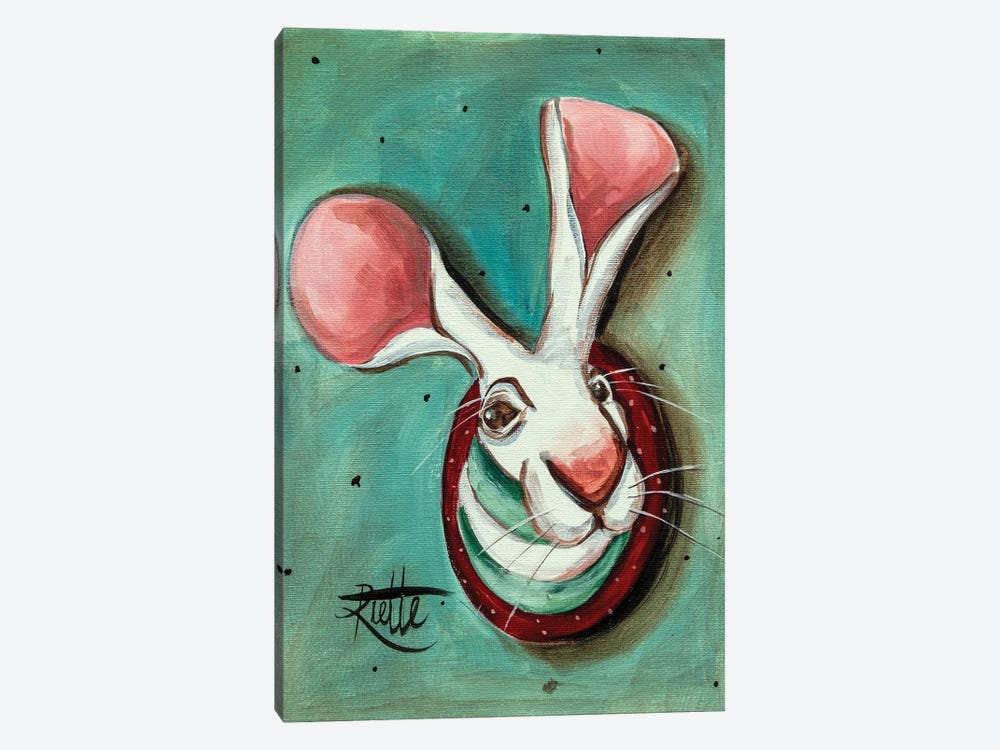 Rabbit In Hole by Rut Art Creations 1-piece Canvas Print