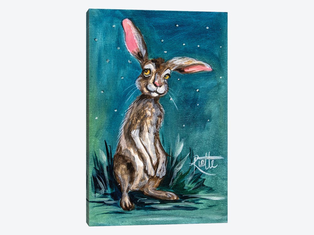 Wild Rabbit by Rut Art Creations 1-piece Canvas Artwork