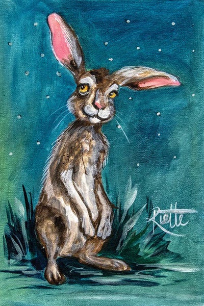Grasses: Wild Rabbit by Rut Art Creations