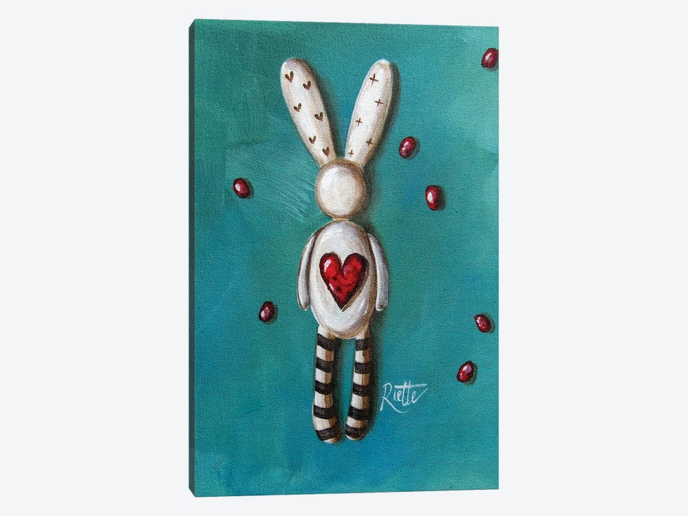 Love Bunny by Rut Art Creations 1-piece Canvas Art Print