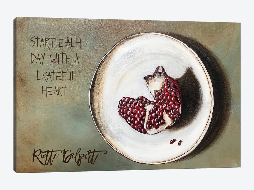 Start Each Day by Rut Art Creations 1-piece Canvas Print