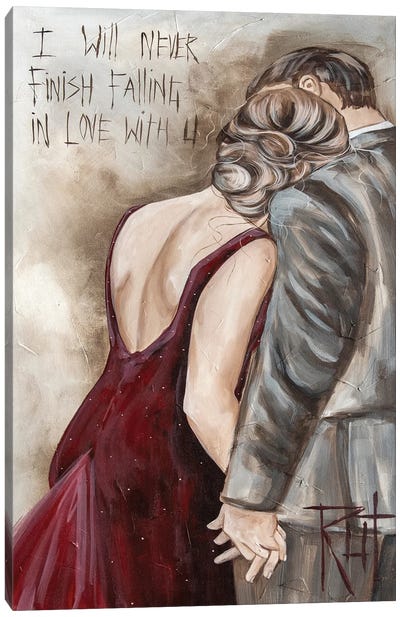 I Will Never Canvas Art Print - For Your Better Half