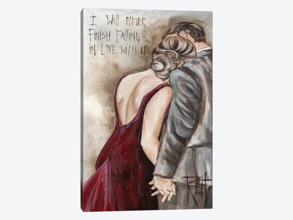 I Will Never by Rut Art Creations 1-piece Canvas Artwork
