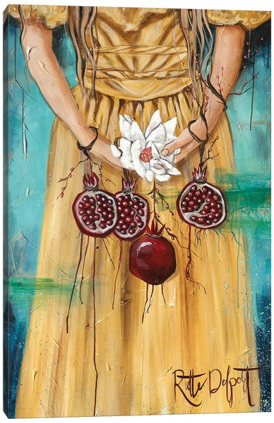 We Fall, We Break Canvas Art Print - Pomegranate Art