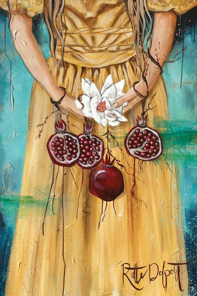 Pomegranates: We Fall, We Break by Rut Art Creations
