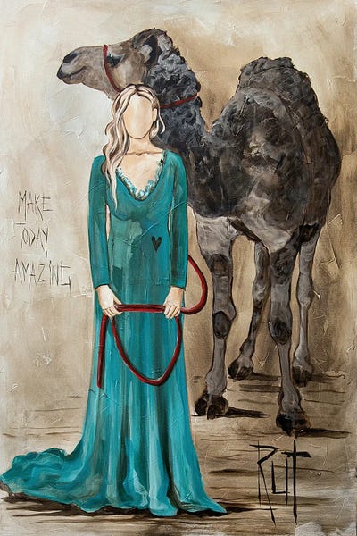 Camels: Make Today Amazing by Rut Art Creations