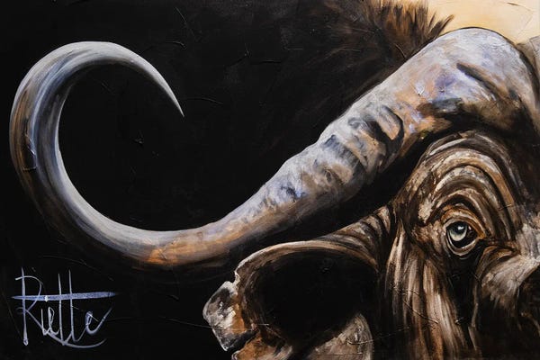 Bison & Buffaloes: African Buffalo by Rut Art Creations