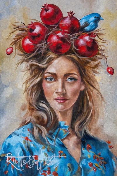 Rut Art Creations: Bird's Nest Crown by Rut Art Creations
