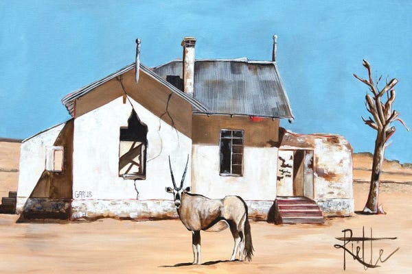 Dereliction: Garub Gemsbok by Rut Art Creations