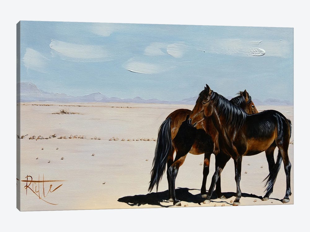 Naukluft Wild Horses by Rut Art Creations 1-piece Canvas Wall Art