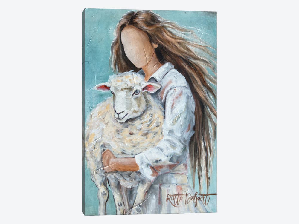Little Lamb by Rut Art Creations 1-piece Canvas Art