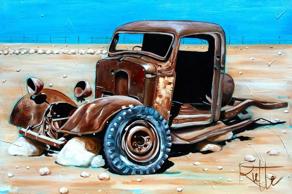 Dereliction: Valley Of A Thousand Hills by Rut Art Creations